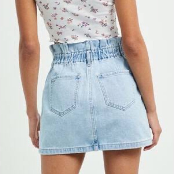 ⭐️ PacSun Paperbag Waist Denim Skirt Size MEDIUM - Picture 15 of 15